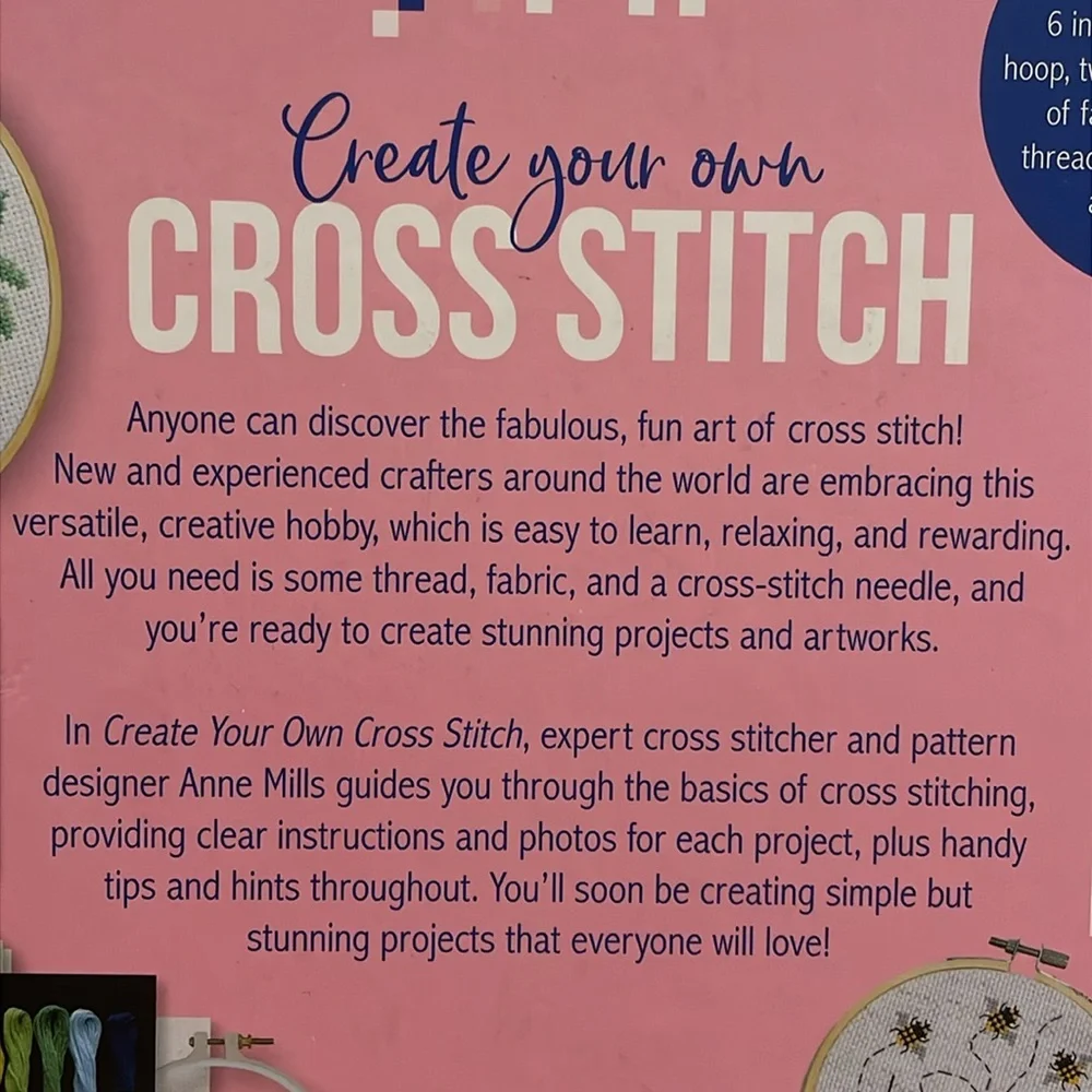 Create Your Own Cross Stitch Craft Kit NWT - Picture 5 of 6